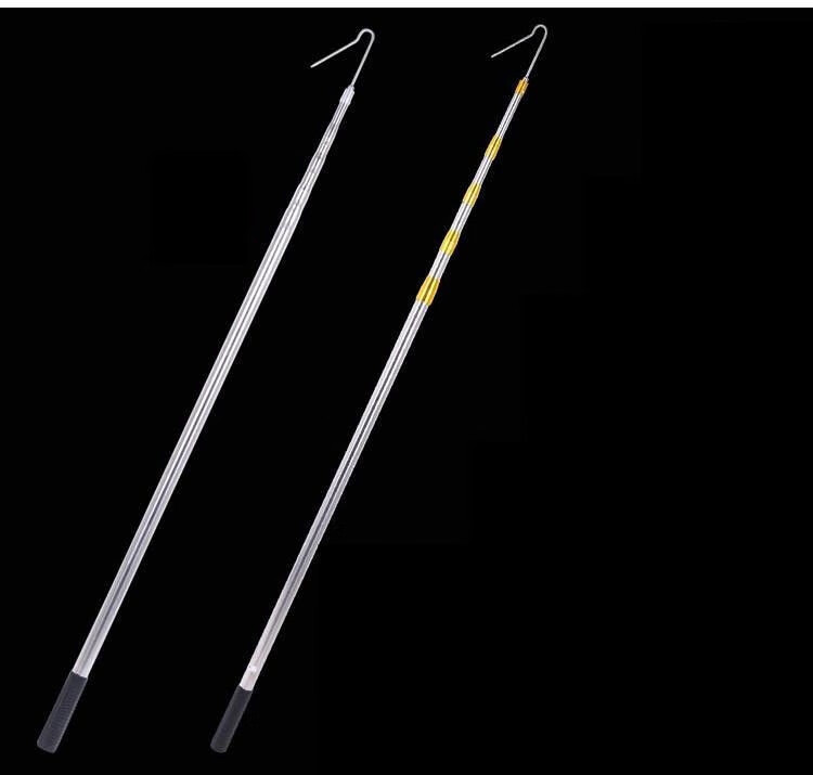 修树枝长杆刀钩子长杆伸缩多功能加长修树枝锯子摘果杆水草刀钩子槐花