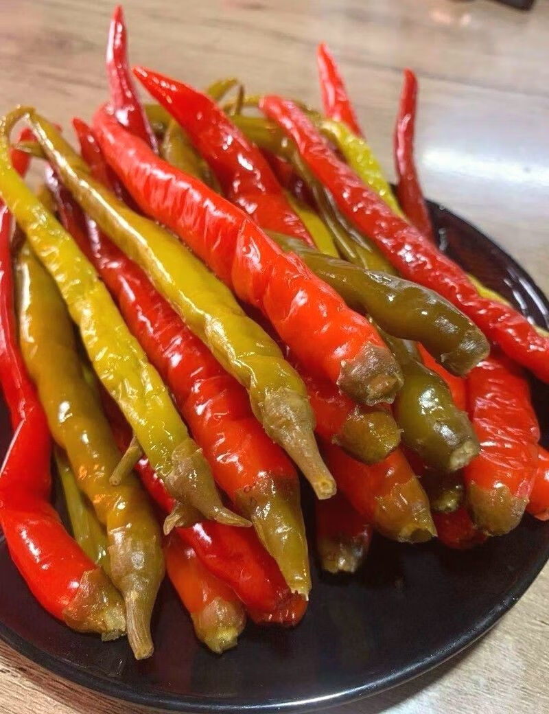 上海可发贵州土特产泡辣椒铜仁农家自制酸辣椒老坛二荆条糟辣椒红青
