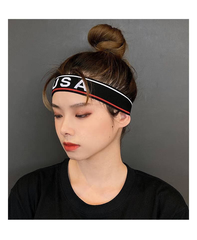 头箍男导汗带运动发带酷街头嘻哈女吸汗跑步男士潮头巾夏天头套头饰头