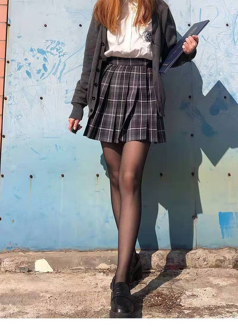 丝袜女】2021秋季新款黑丝袜网红春夏秋压力jk制服ins女学生空姐袜