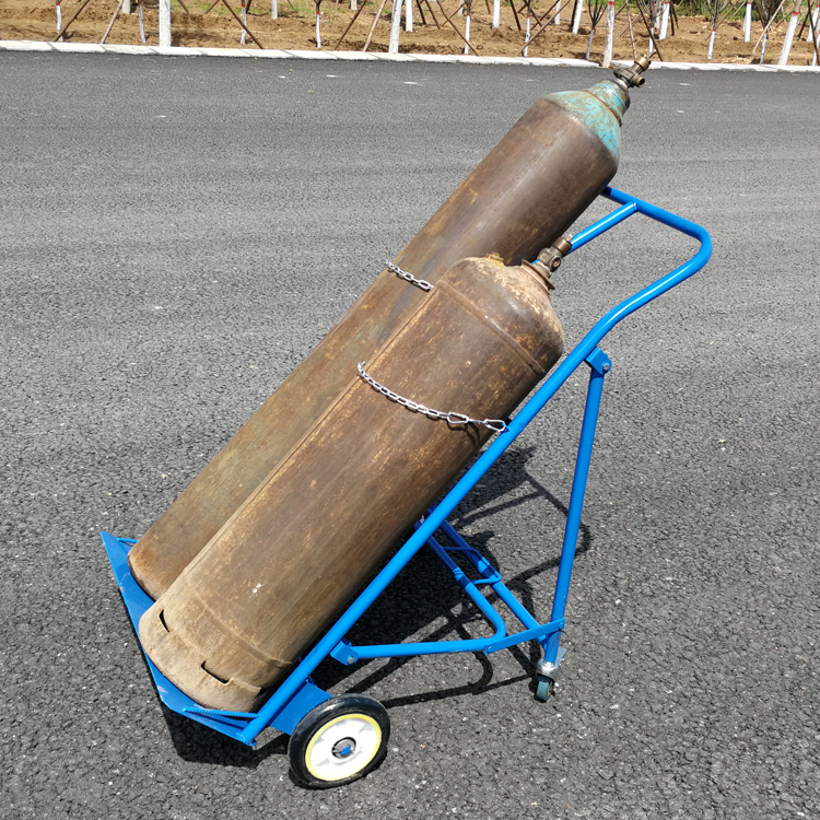 气瓶手推车 40l乙炔手推车 工业液化钢瓶手推车 老虎车 不带支架(两轮