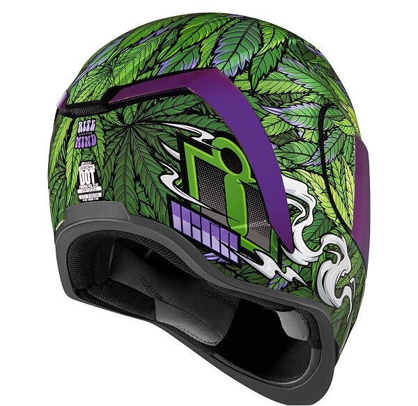 美国icon头盔双镜片个性复古摩托车 airform 帅气男女全盔 airform