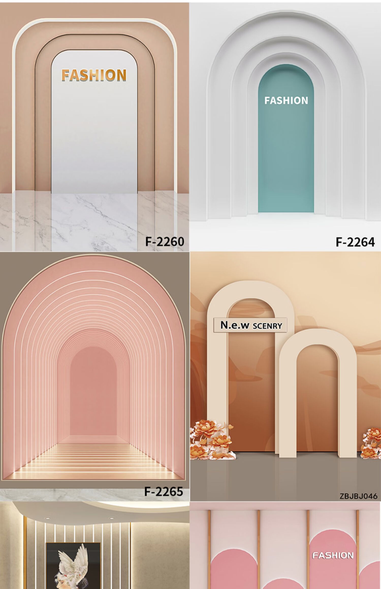 直播背景布3d立体 高清直播间背景幕布3d立体高仿真背景墙画简约高级