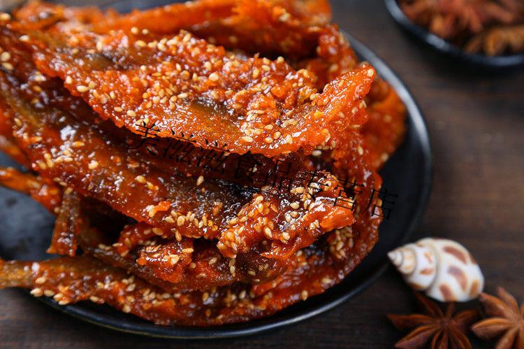 蜜汁龙头鱼香辣龙头鱼干500g麻辣鱼丝广西特产即食海味零食甜辣鱼干鱼