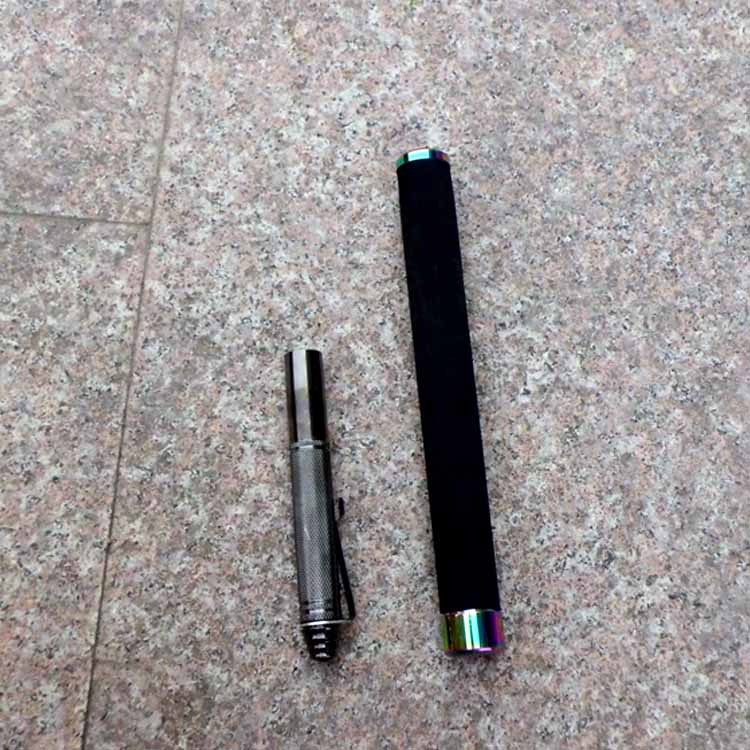 醉米伸缩铁棍甩甩防身辊收缩升缩碎砖便携迷你小棍车