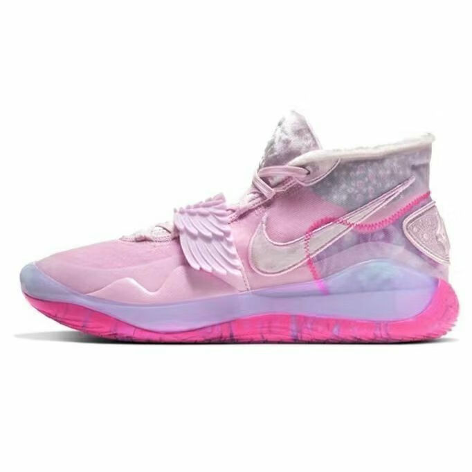 高版本纯原 杜兰特12代篮球鞋kd13乳腺癌全糖果气垫实战耐磨运动篮球