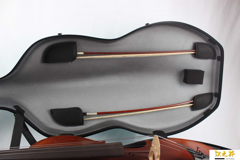 金田大提琴盒超轻超硬不变形碳纤维航空托运抗摔抗压多色 玫瑰金,粉色
