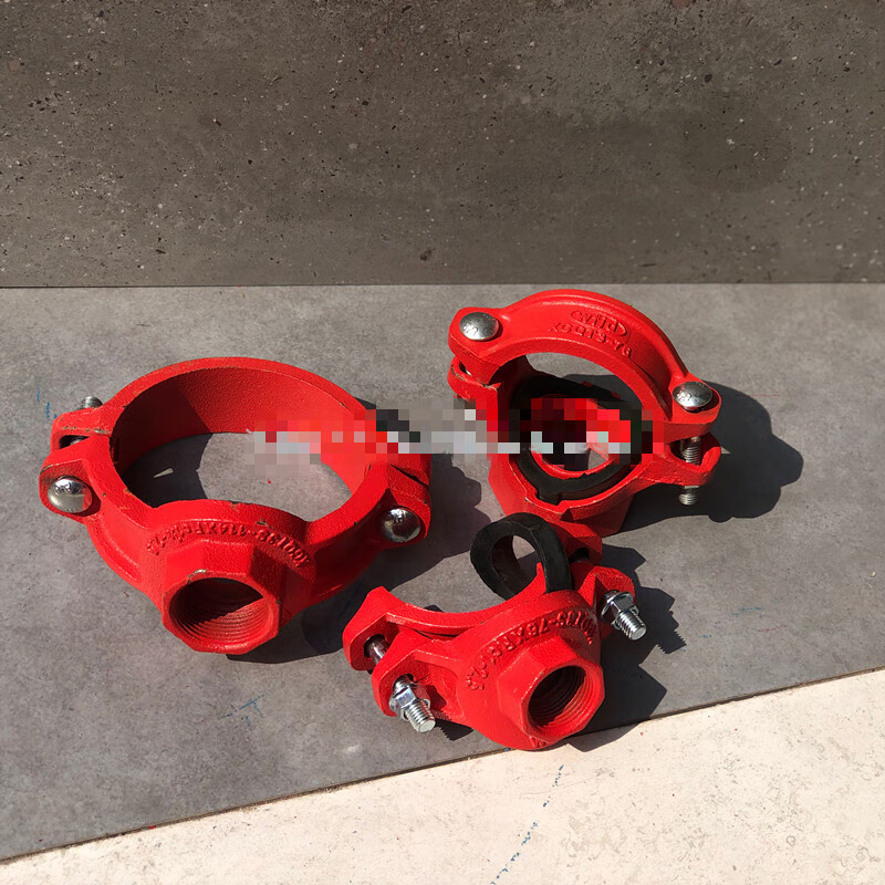 丝接机械三通 沟槽机三 螺纹式机械三通 消防沟槽管件 开孔三通 dn100