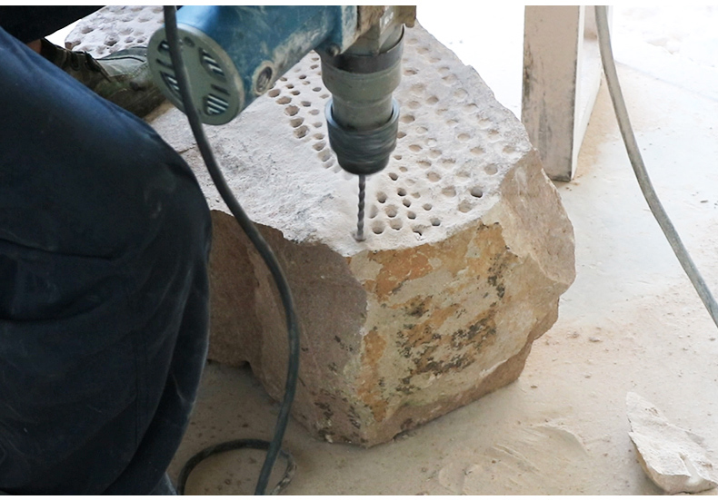 加长冲击钻头套装混凝土圆柄穿墙电锤方柄麻花钻孔四坑水泥转头打孔