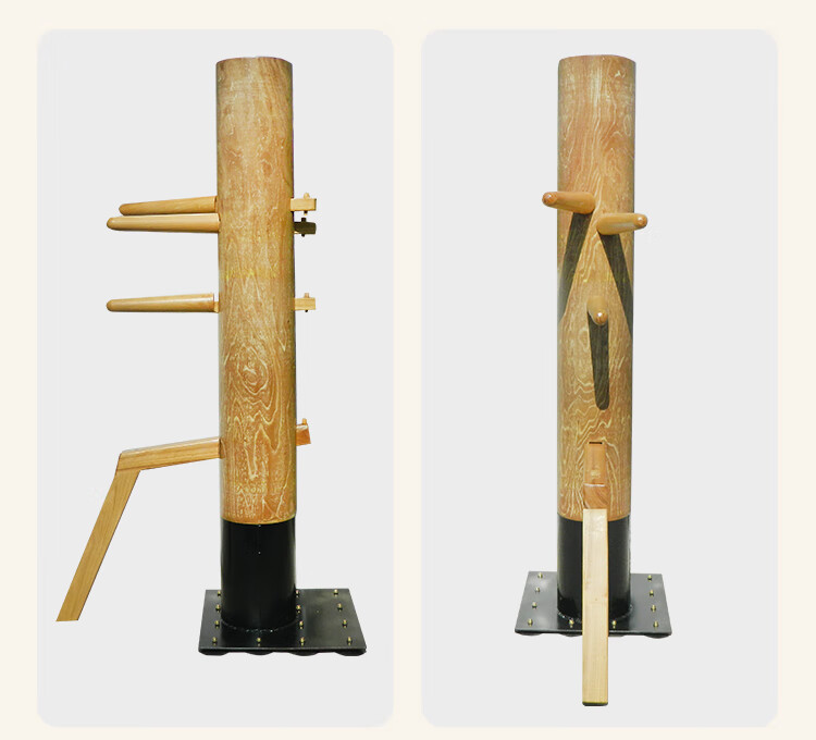 米家通用咏春拳木人桩立式家用儿童叶问散打拳击练功练武木桩人拳桩