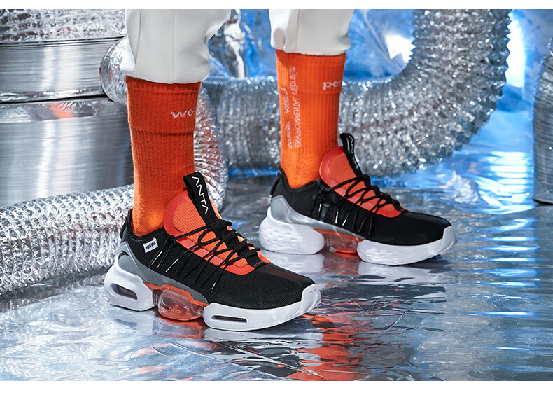 【99预售】安踏男鞋跑步鞋2020新品运动休闲鞋零界气垫鞋登月50th纪念