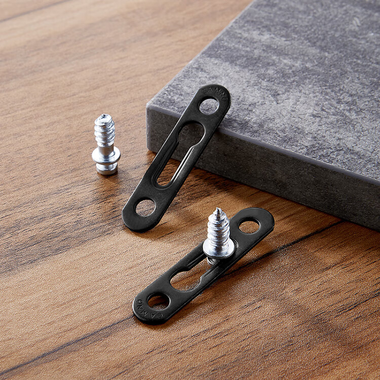 定制隐形二合一连接件全通半通平扣衣柜家具连接件隐形扣件五金配件浅