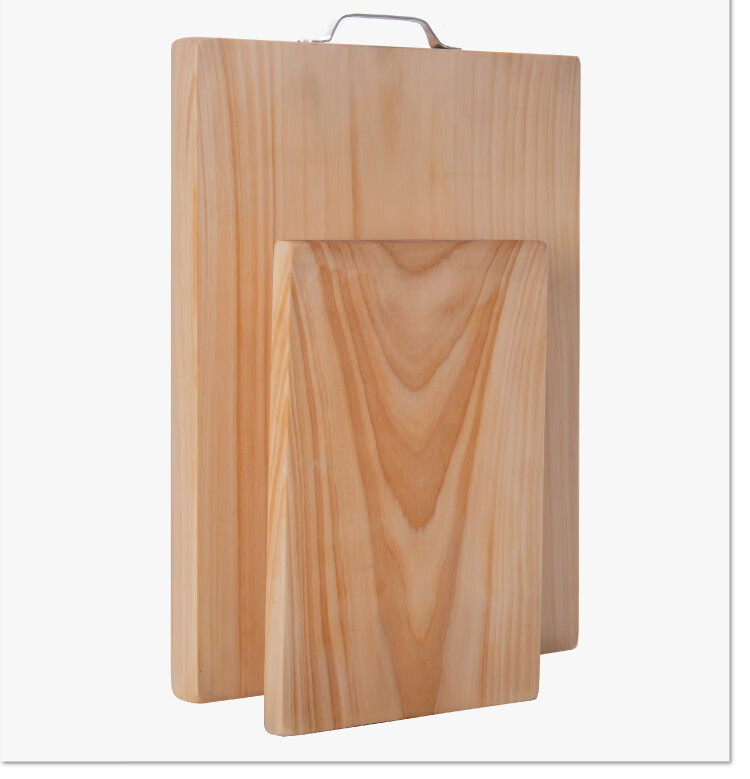 正宗银杏木砧板白果树整木板家用实木切板切水果案板长方形 30*20*2.