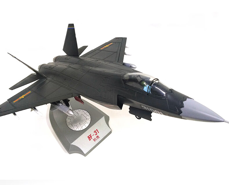 仿真1:32歼31飞机模型合金j31鹘鹰战斗机可收起落架航模军件品质定制