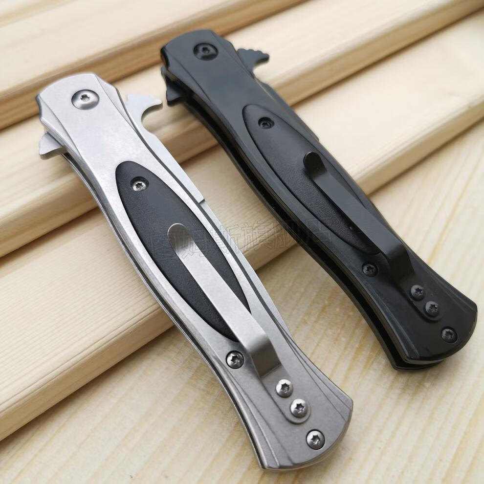 【正式京品】弹簧自动伸缩刀户外多功能刀具瑞士防身随身冷迷女小刀