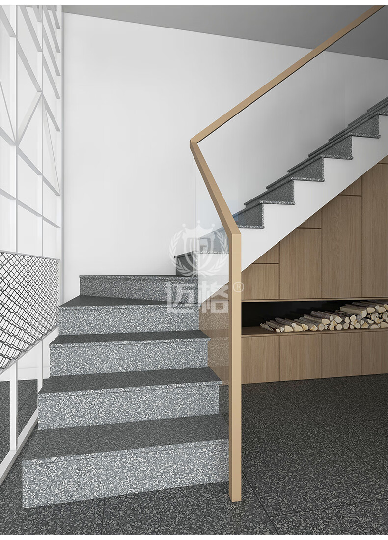 水磨石强化复合木地板商场美容院锁扣木饰面墙板摄影室咖啡店定制墙面