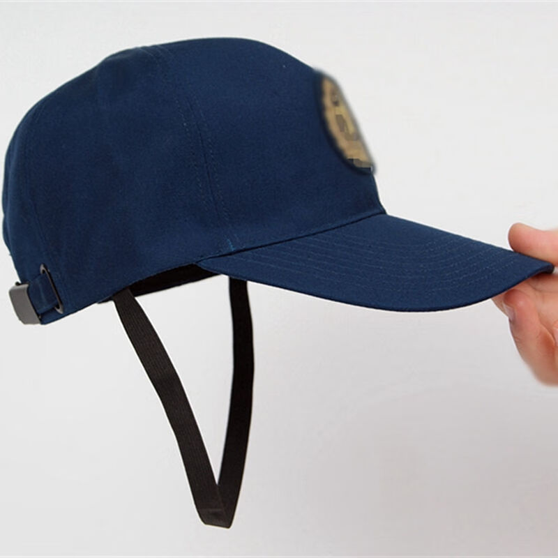 藏蓝色机务14地勤帽 防静电机务帽长檐帽夏季鸭舌帽工作帽 大号(头围