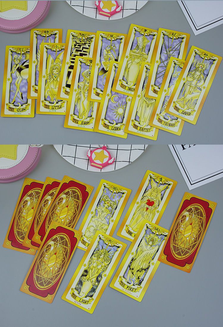 百变小樱扑克牌魔卡少女樱库洛牌全套小樱牌漫画版收藏套装魔术女孩