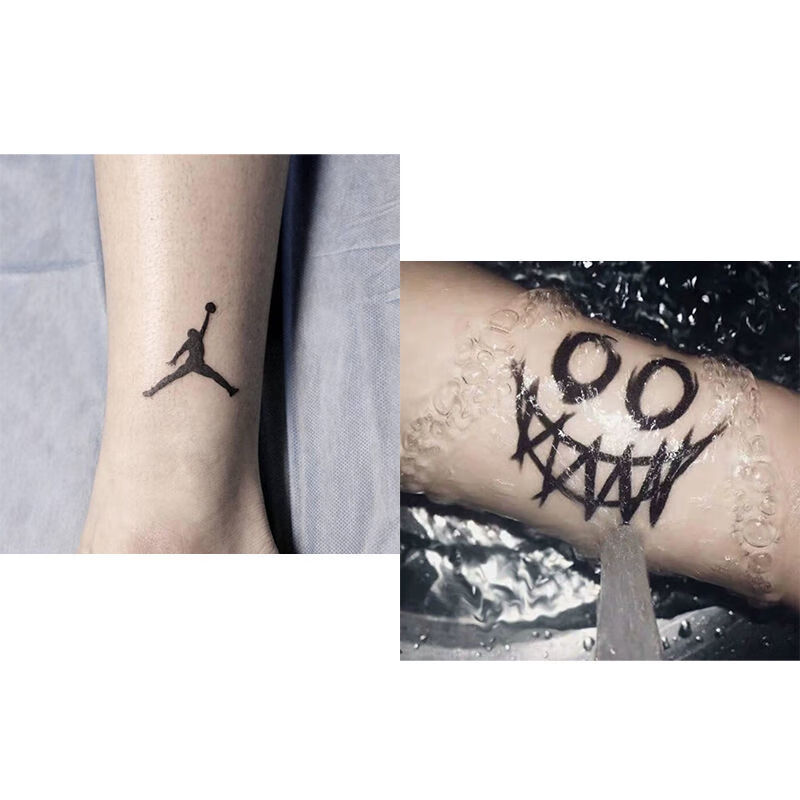 纹身贴洗不掉篮球标志logo纹身贴男女nba防水 air 纹身贴贴纸 aj标志