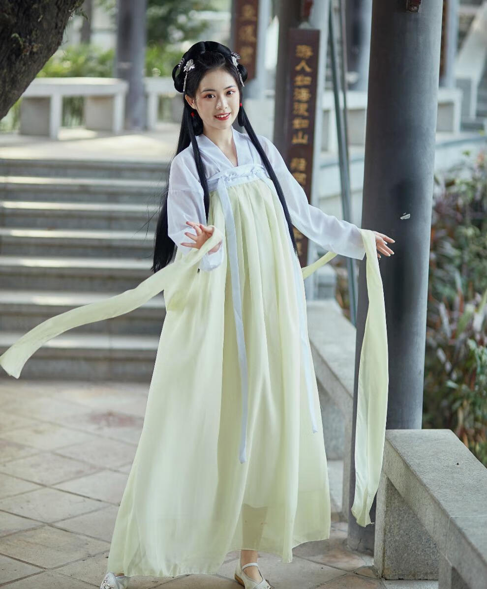 汉服女成人仙气古风古装衣服女仙女超仙套装齐胸襦大码成人汉服套装