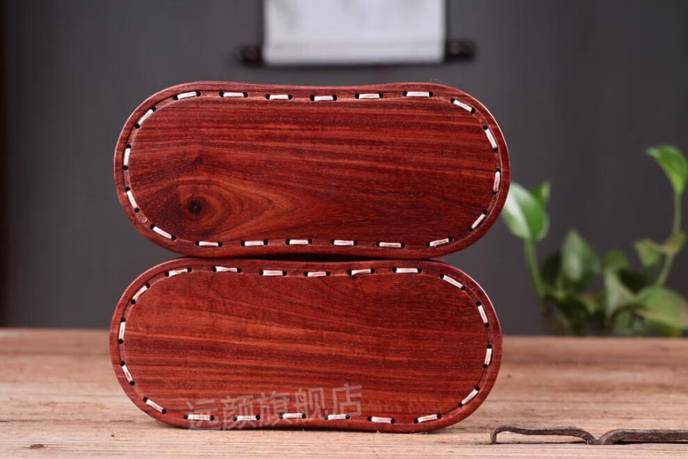 长寿富荣枕头家用护颈夏季清凉枕红木硬枕送长辈单个 枕头单个【图片