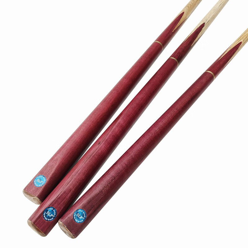 紫心木34双节免漆台球杆子白蜡木中式八球小头杆斯诺克公杆slp紫心木