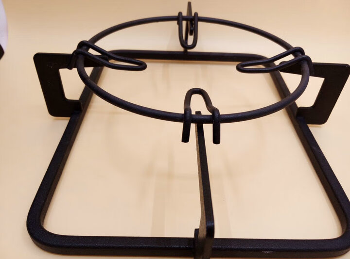 老板配件煤气灶配件小奶锅架滑辅助煎药锅架支架铸铁锅架09卡槽聚能灶