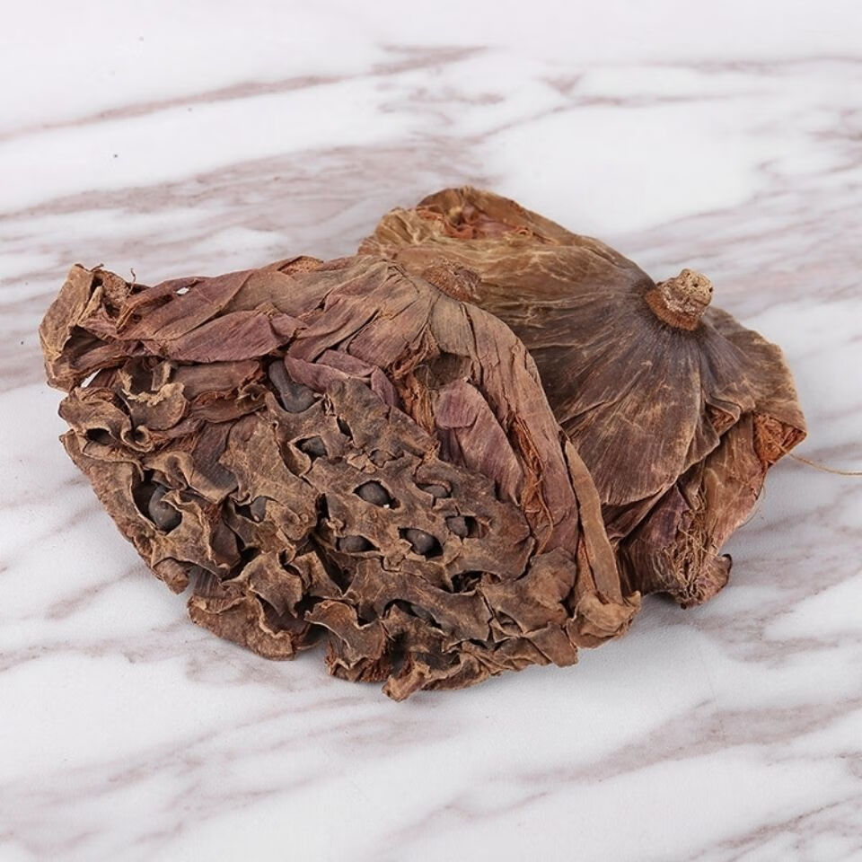 北京同仁堂原料莲房 莲蓬干 莲房干 清热中药莲房孕妇干莲逢 50克