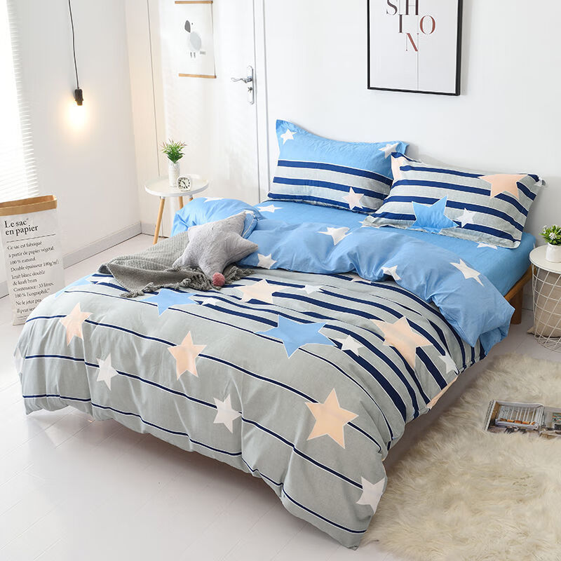 多彩生活 1米5床笠款四件套【图片 价格 品牌 报价】-京东