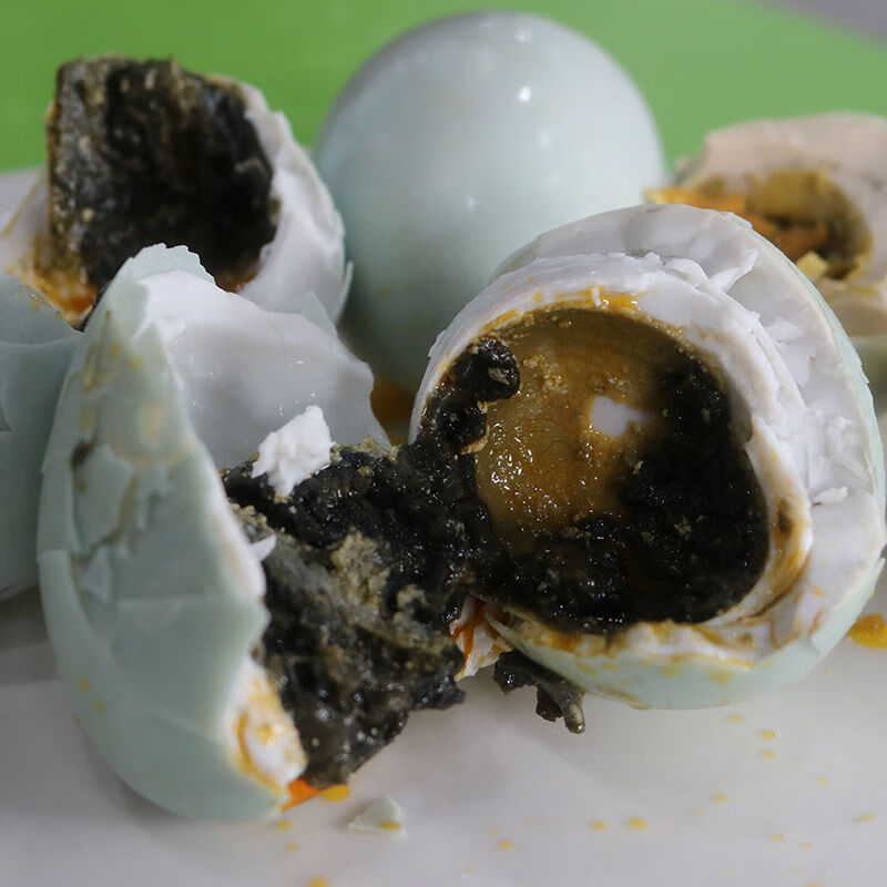 东北臭鸭蛋 东北臭鸭蛋十枚装农家自制臭鸭蛋海鸭蛋