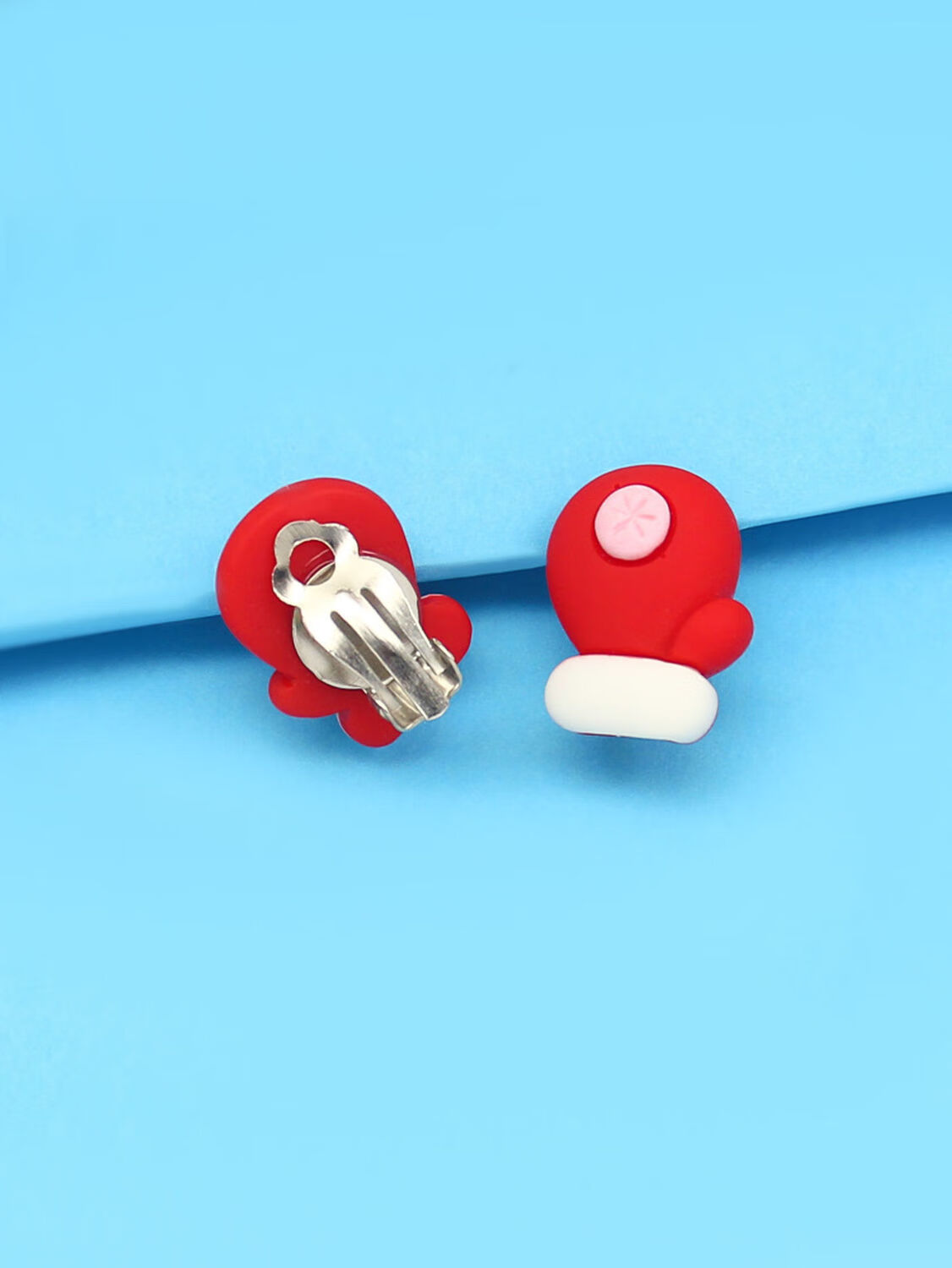 fazu法族新款企鹅熊猫圣诞系列产品儿童耳夹耳环时尚卡通可爱饰品rh