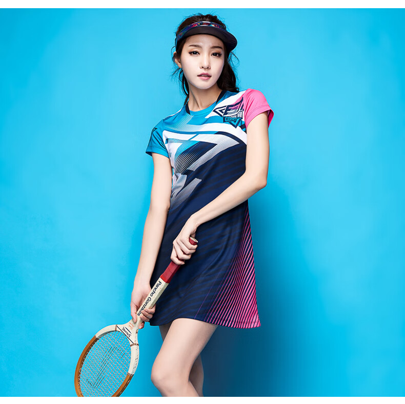 大赛乒乓球比赛服同款可莱安羽毛球服女连衣裙新款透气速干韩国修身