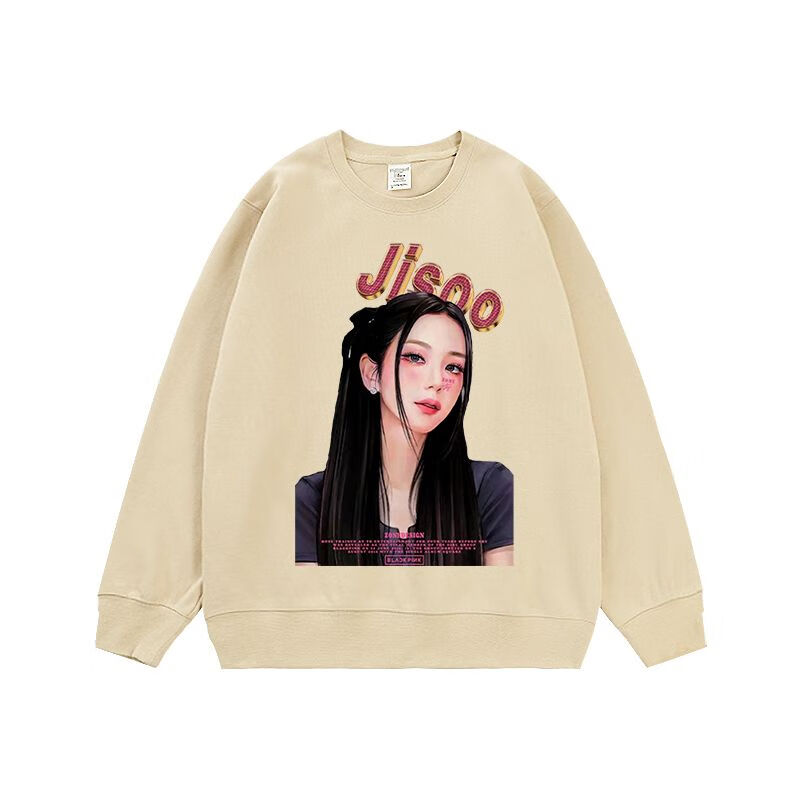 blueword金智秀jisoo嘻哈vintage高街美式复古休闲保暖加绒卫衣秋冬