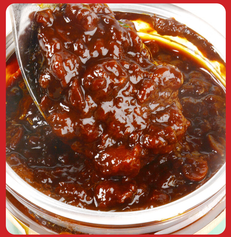 fghgf 寮步面豉酱 600g*2瓶装 东莞特产 蒸排骨肉类蒸鱼炒蔬菜调味酱