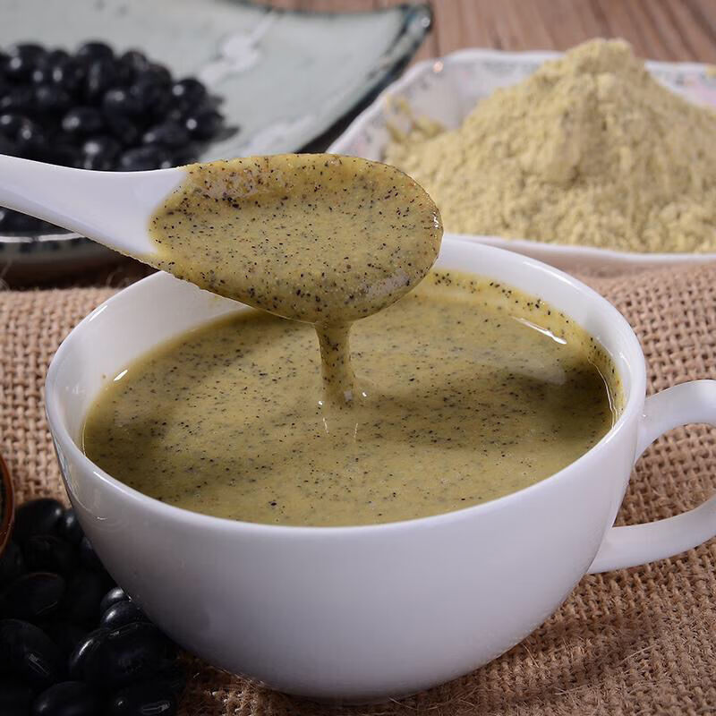 现磨纯熟黑豆粉绿心黑豆粉营养早餐五谷杂粮粉五谷杂粮代餐粉冲饮3斤