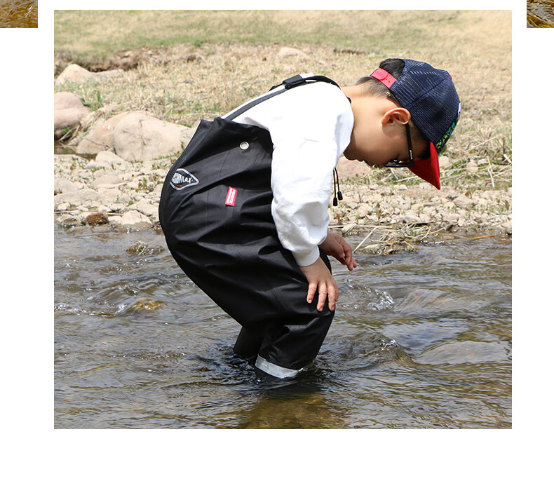 裤蜚名夏季超轻儿童玩水连体下水裤幼儿园防水衣服赶海小孩抓鱼沙滩