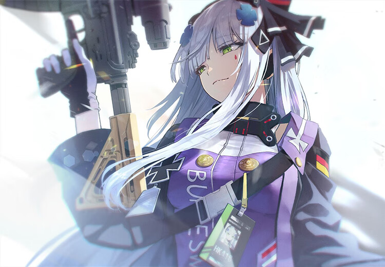 萬代(bandai)少女前線hk416黑貓的禮手辦二次元遊戲動漫可愛美少女