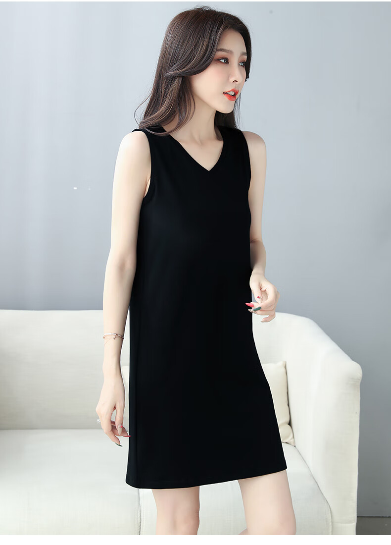 小西装内搭连衣裙打底内穿裙子秋季吊带裙背心裙女夏无袖2020年中长款