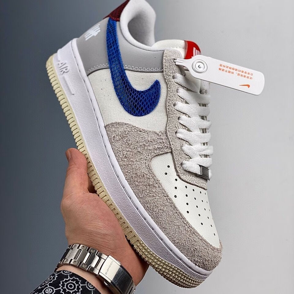 undefeatedx1af1空军一号灰蓝红dm8461001灰蓝红蛇纹36