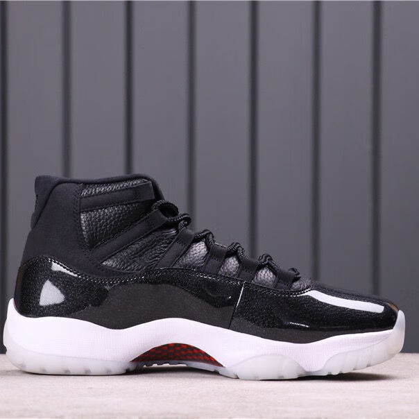 aj纯原冬季乔11黑红大魔王男女情侣休闲运动高帮鞋学生流行篮球鞋黑色