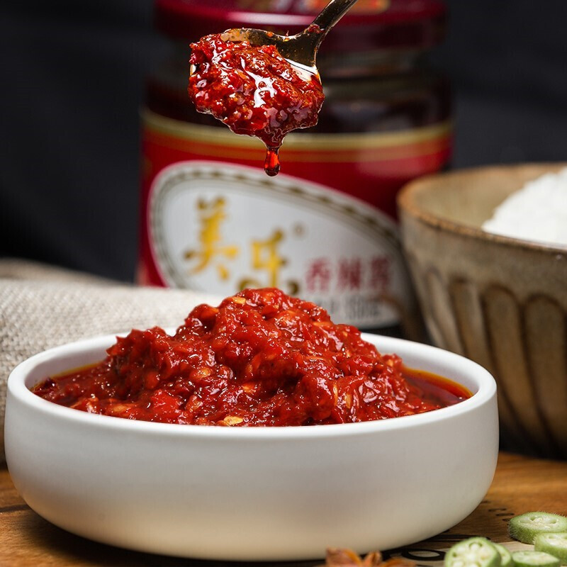 美乐牌大头菜美乐大头菜大头菜酱大头菜四川风味香辣酱辣椒酱川航