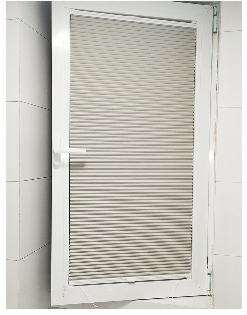 蜂巢帘内开窗百叶窗帘免打孔卫生间窗帘内倒窗遮光升降卷帘厨房蜂巢帘