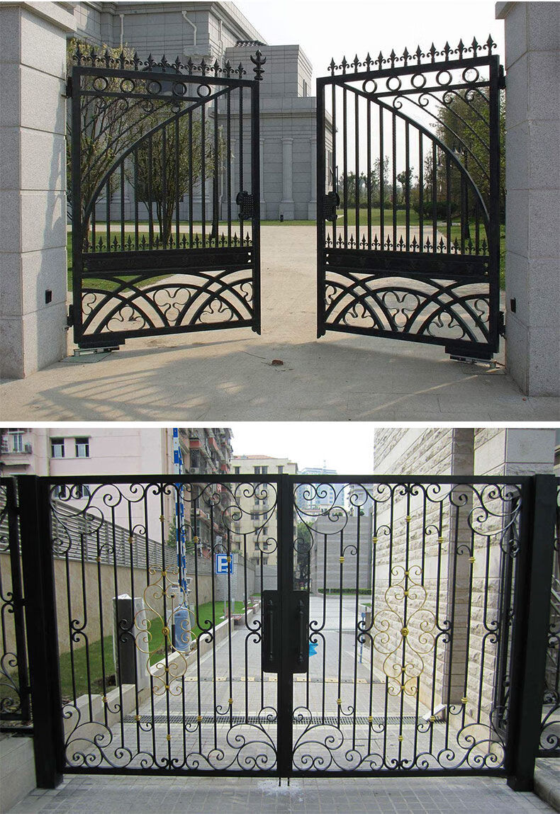 铁艺大门庭院门铁艺门别墅门铁门花园门镀锌双开防锈对开小门定制 带