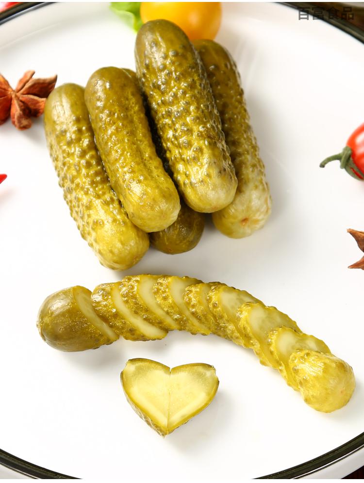 辉导 俄罗斯风味酸黄瓜原装进口俄式小青瓜罐头酱瓜配菜即食咸泡菜