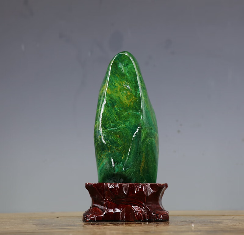 玉石玛瑙玉髓绿碧玉天然澳洲绿玉髓原石摆件紫水晶卡其色67号孔雀绿