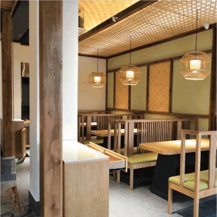 镂空竹编装修吊顶竹席婚礼布置民宿酒店农家乐装饰屏风隔断网定制 1.