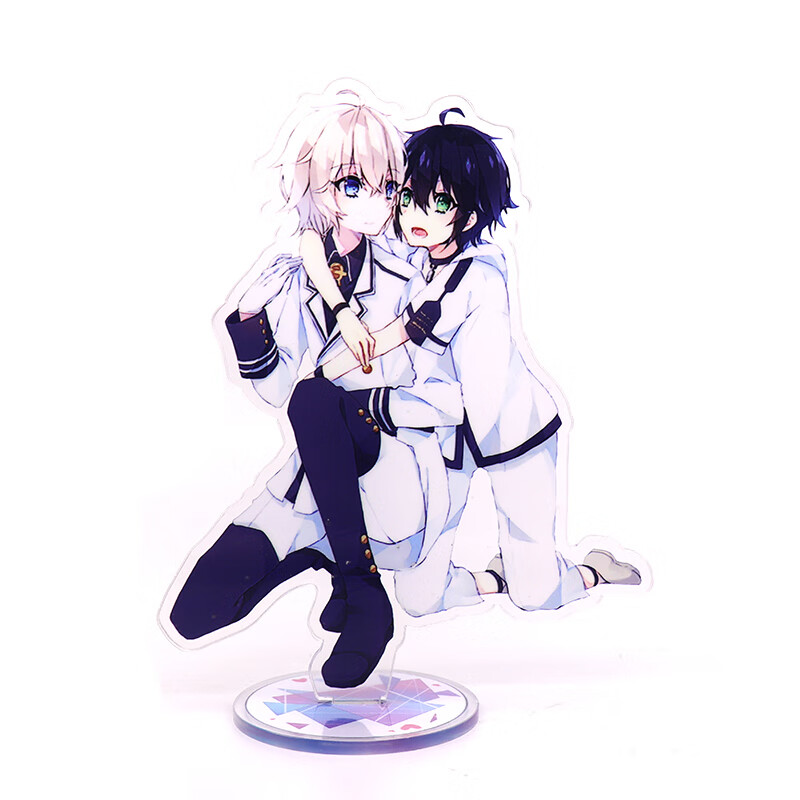 终结的炽天使动漫周边立牌 百夜优一郎费里德柊筱娅双面亚克力摆件 13