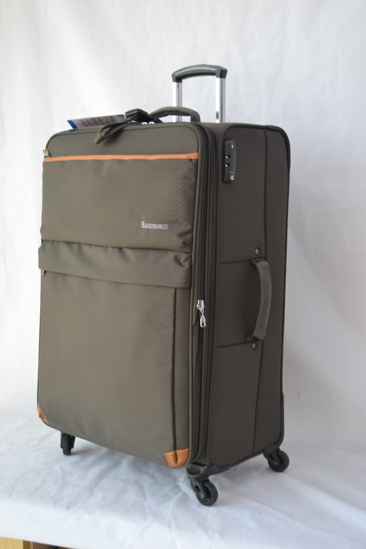 外交官牛津布拉杆箱同款32吋大号28吋出国行李箱万向轮旅行箱轻黑色28