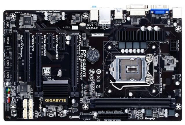 水木风新款技嘉gab85mds3hb85主板支持1150针b85mfh81z87保浅灰色