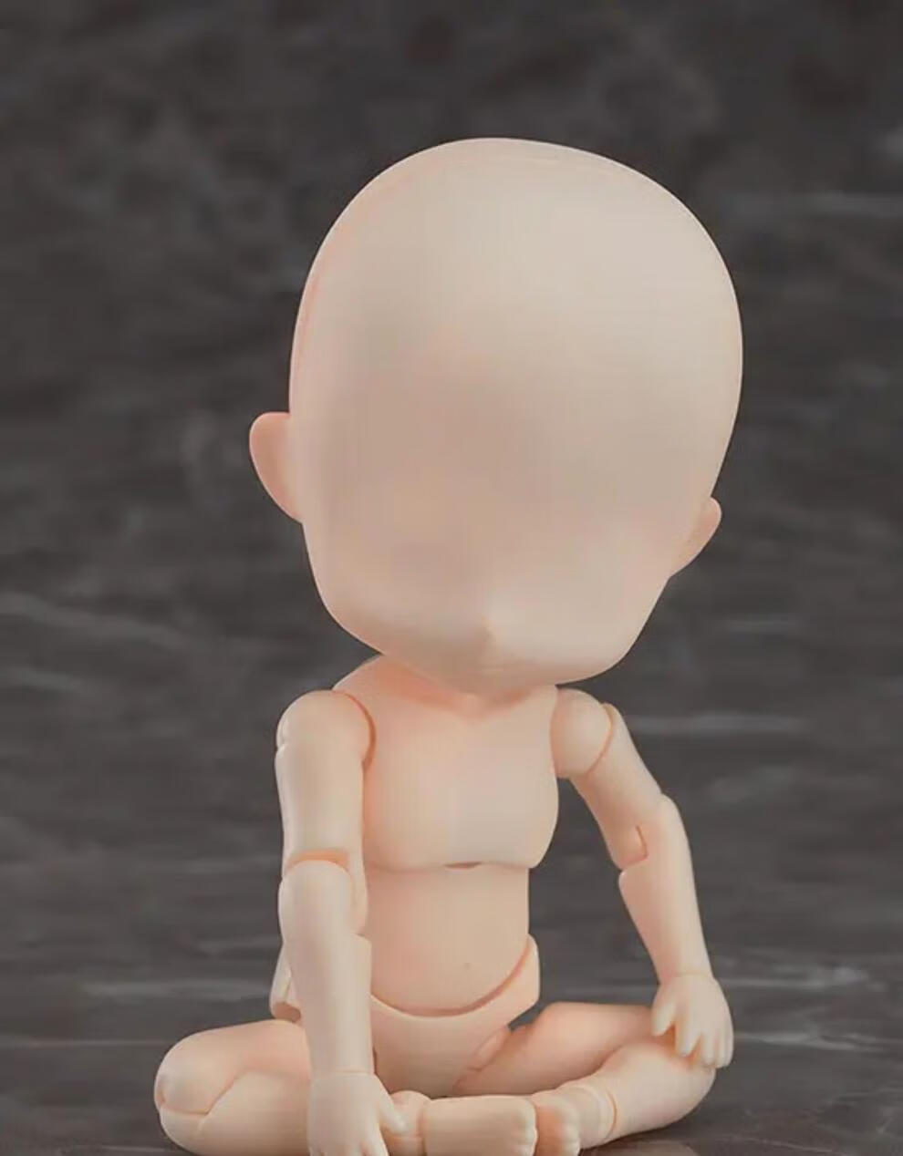 gsc粘土人doll素体配件q版可动再版boy杏仁牛奶色全新